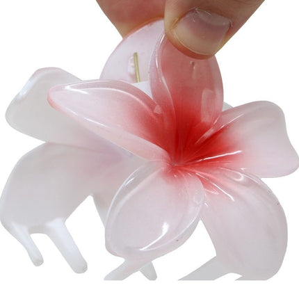 Bloem Haarclip Wit Rood van Fiestas Guirca koop je bij Partywinkel