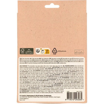 Bloemen Tafeldecoratie Pastel 30cm 3st van Folat koop je bij Partywinkel