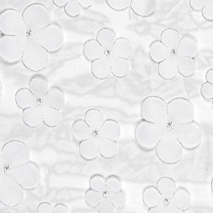 Bloemen Tafelloper Doorzichtig 5m van Partydeco koop je bij Partywinkel