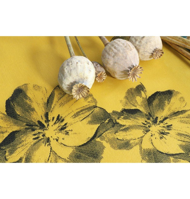 Bloemen Tafelloper Geel 3m van CHAKS koop je bij Partywinkel