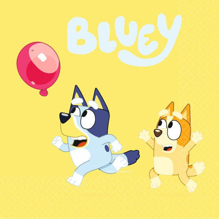 Bluey Servetten 33cm 16st van Riethmueller koop je bij Partywinkel