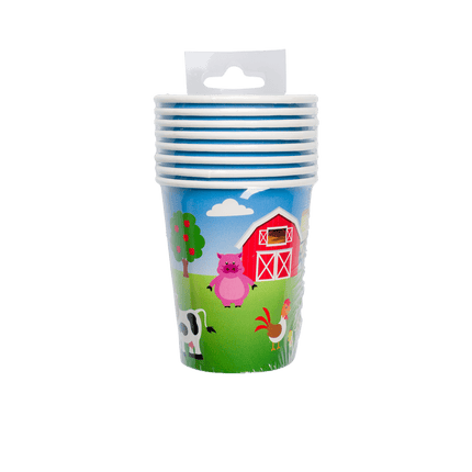 Boerderij Bekers 9cm 8st van Paper Dreams koop je bij Partywinkel