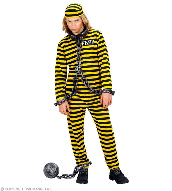 Boevenpak Zwart Geel Kind van Widmann koop je bij Partywinkel