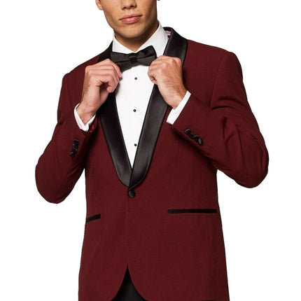 Bordeaux Rode Smoking Heren OppoSuits van OppoSuits koop je bij Partywinkel