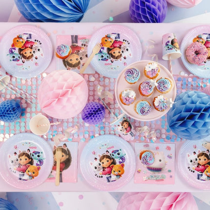 Borden Gabby's Dollhouse 23cm papier van Partydeco koop je bij Partywinkel