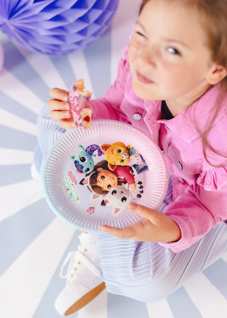 Borden Gabby's Dollhouse 23cm papier van Partydeco koop je bij Partywinkel