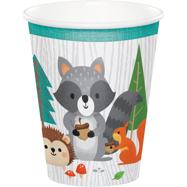 Bosdieren Bekers 256ml 8st van Creative Converting koop je bij Partywinkel