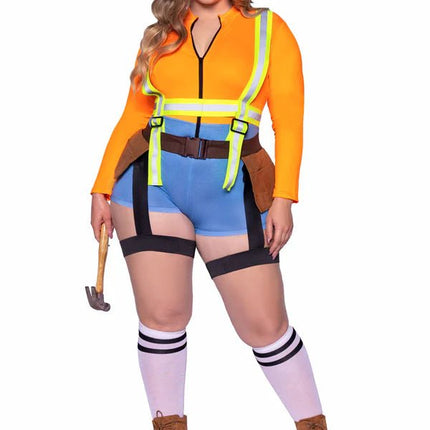 Bouw Kostuum Dames Plus Size Leg Avenue van Leg Avenue koop je bij Partywinkel