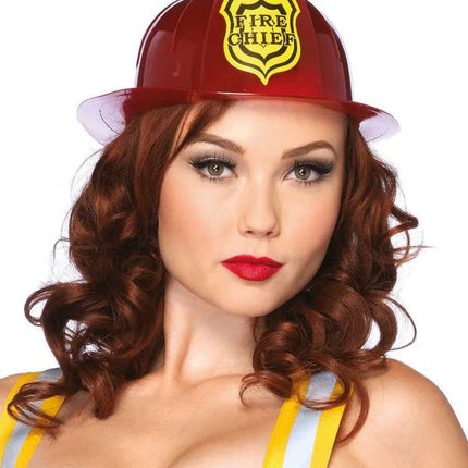 Brandweer Helm Rood Fire Chief van Leg Avenue koop je bij Partywinkel