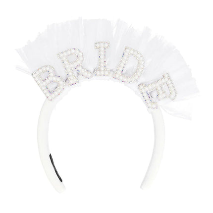 Bride Haarband Wit van Boland koop je bij Partywinkel