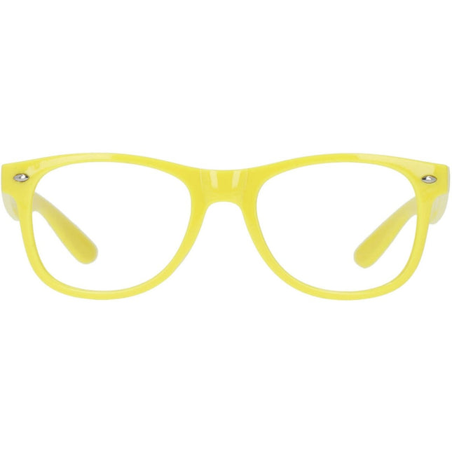 Bril Blues Brothers Neon Geel van Folat koop je bij Partywinkel