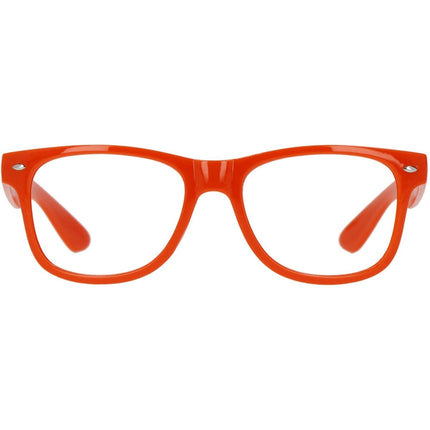 Bril Blues Brothers Neon Oranje van Folat koop je bij Partywinkel