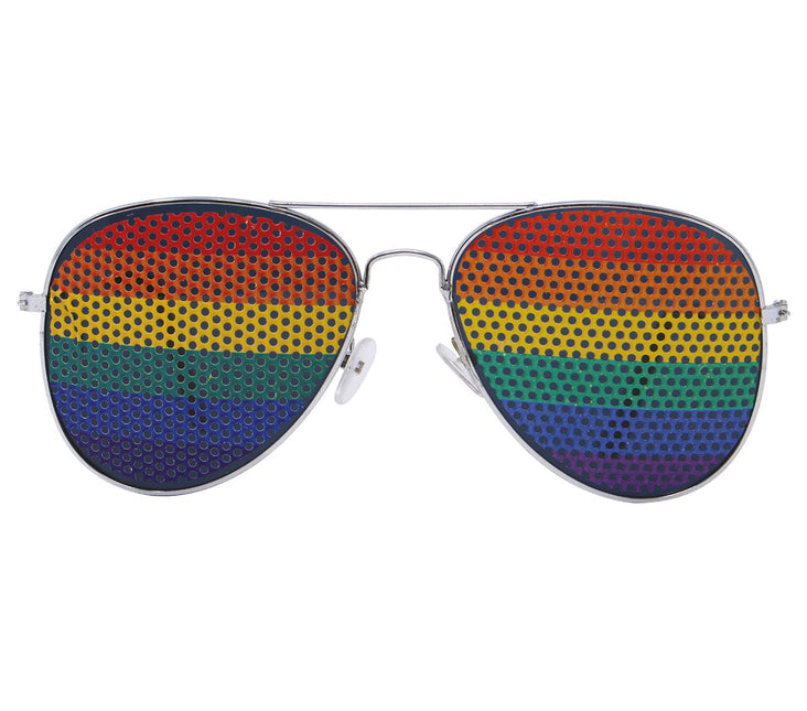 Bril Regenboog Aviator van Fiestas Guirca koop je bij Partywinkel
