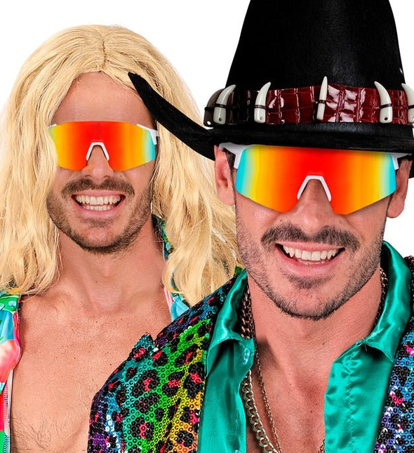 BRIL SPIEGELLENS REGENBOOG van Widmann koop je bij Partywinkel