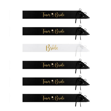 Bruiloft Accessoireset Zwart Wit van Partydeco koop je bij Partywinkel