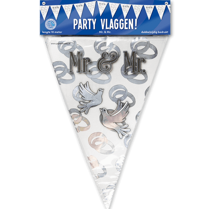 Bruiloft Slingers Mr, & Mr, 10m van Paper Dreams koop je bij Partywinkel