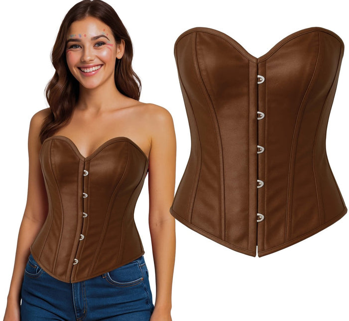 Bruine Corset Dames van Fiestas Guirca koop je bij Partywinkel