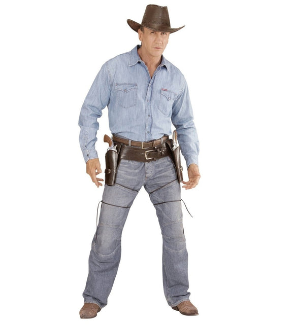 Bruine Holster van Widmann koop je bij Partywinkel