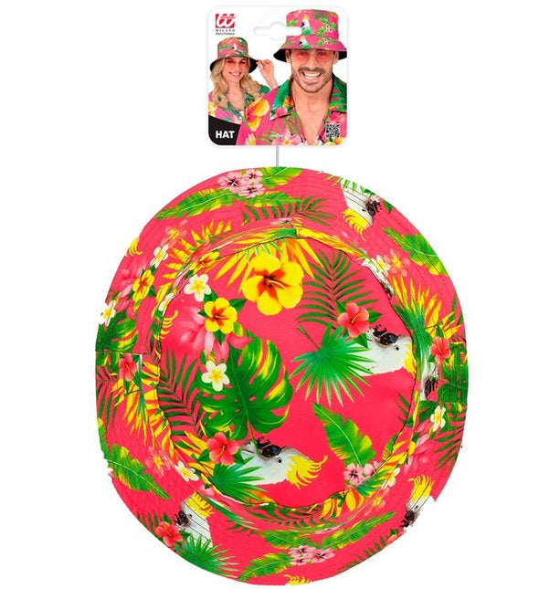 Bucket Hat Zomer Party Roze van Widmann koop je bij Partywinkel
