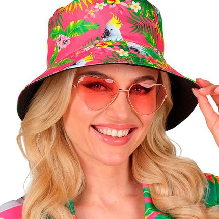 Bucket Hat Zomer Party Roze van Widmann koop je bij Partywinkel