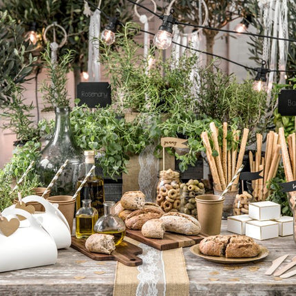 Cakedoosjes Wit 16cm 10st van Partydeco koop je bij Partywinkel