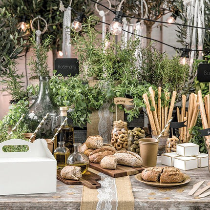 Cakedoosjes Wit 19cm 10st van Partydeco koop je bij Partywinkel