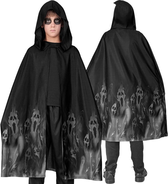 Cape Geest Zwart 90 CM van Widmann koop je bij Partywinkel