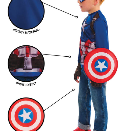 Captain America Kostuum Kind