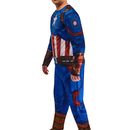 Captain America Kostuum Heren Blauw