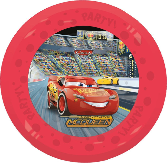 Cars Borden Herbruikbaar 21cm 4st van Procos koop je bij Partywinkel