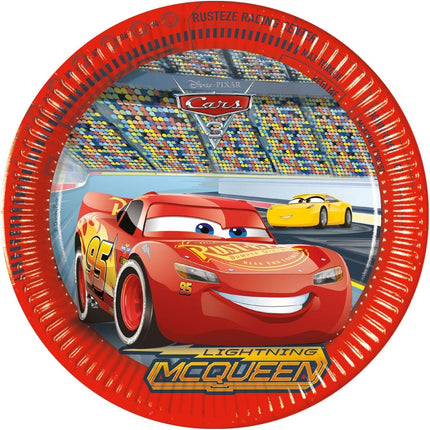 Cars Borden Rood 23cm 8st van Procos koop je bij Partywinkel