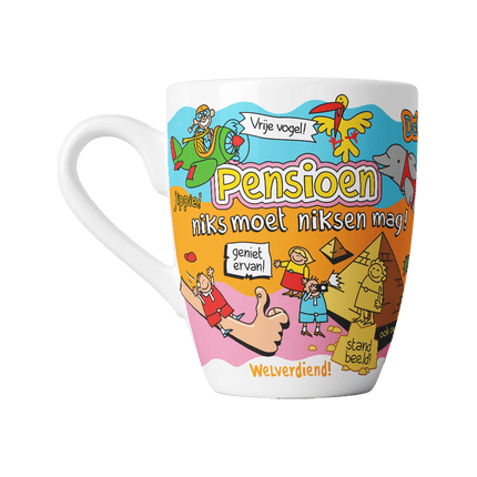 Cartoonmok - Pensioen, niks moet van Paper Dreams koop je bij Partywinkel