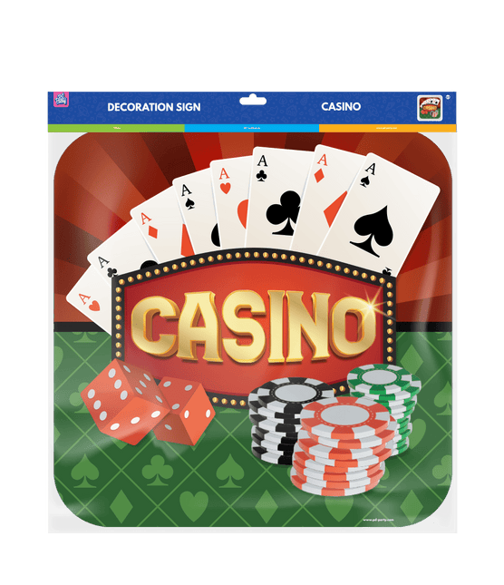 Casino Deurbord 50cm van Paper Dreams koop je bij Partywinkel
