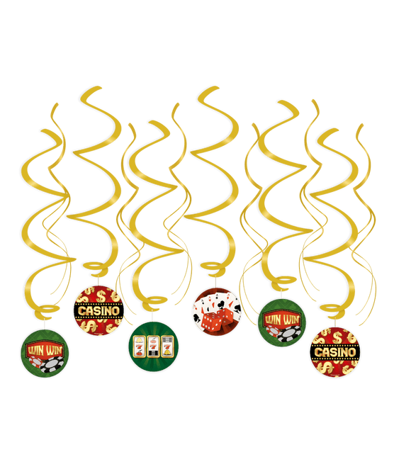 Casino Hangdecoratie 70cm van Paper Dreams koop je bij Partywinkel