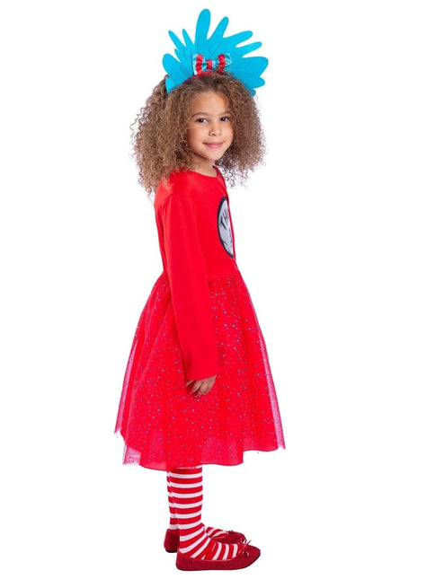 Cat In The Hat Jurk Meisje Thing 1 & 2 van Smiffys koop je bij Partywinkel