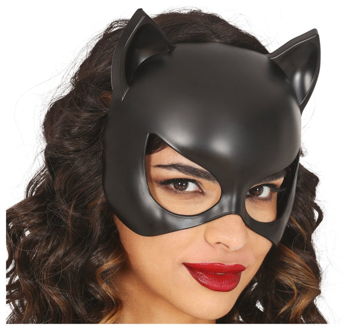 Catwoman Masker Half Gezicht van Fiestas Guirca koop je bij Partywinkel