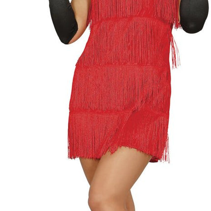 Charleston Jurk Rood Dames van Fiestas Guirca koop je bij Partywinkel