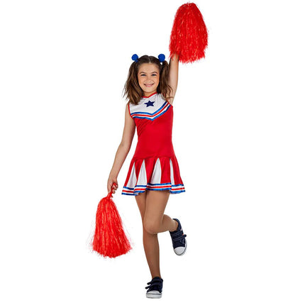 Cheerleader Kostuum Meisje van Boland koop je bij Partywinkel