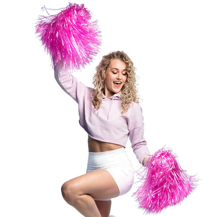 Cheerleader Pompon Roze van Boland koop je bij Partywinkel
