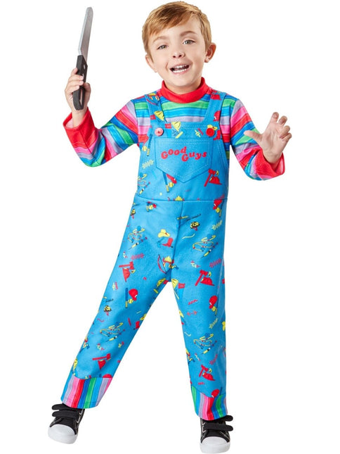 Chucky Kostuum Blauw van Rubies koop je bij Partywinkel