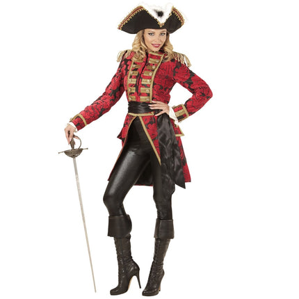 Circus Jas Rood Goud Dames van Widmann koop je bij Partywinkel