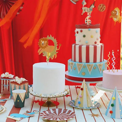 Circus Snackbakje 11,5cm 6st van Partydeco koop je bij Partywinkel