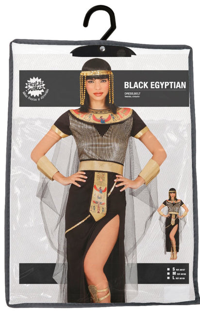 Cleopatra Kostuum Zwart Goud Dames van Fiestas Guirca koop je bij Partywinkel