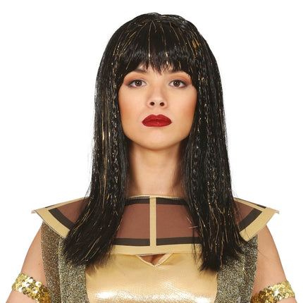Cleopatra Pruik Zwart van Fiestas Guirca koop je bij Partywinkel