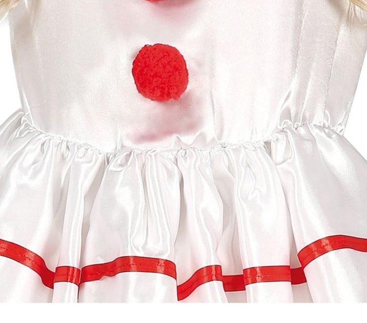 Clown Halloween Kostuum Meisje Wit van Fiestas Guirca koop je bij Partywinkel