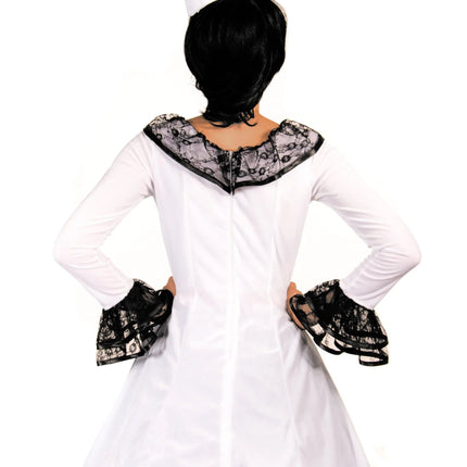 Clown Jurk Wit Zwart Dames Leg Avenue van Leg Avenue koop je bij Partywinkel