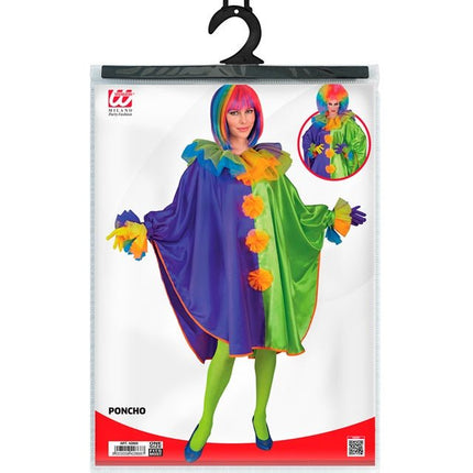 Clown Poncho One Size van Widmann koop je bij Partywinkel