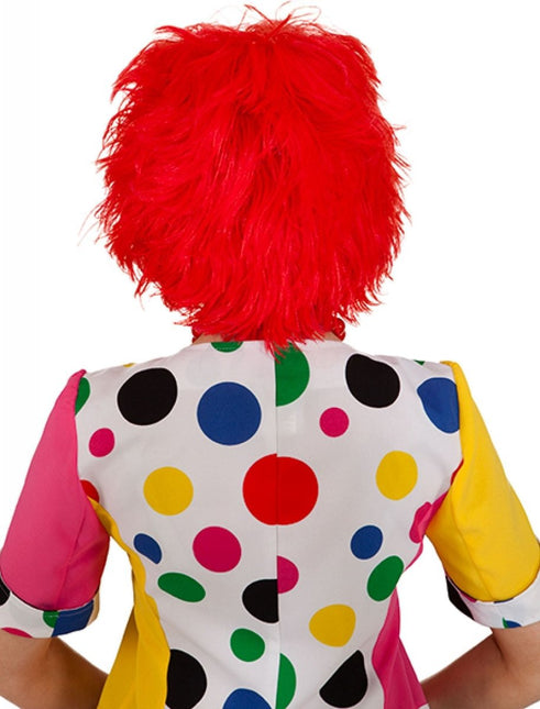 Clowns pruik Rood van Orlob koop je bij Partywinkel