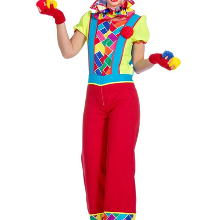 Clownspak Dames 2 delig van Wilbers & Wilbers koop je bij Partywinkel