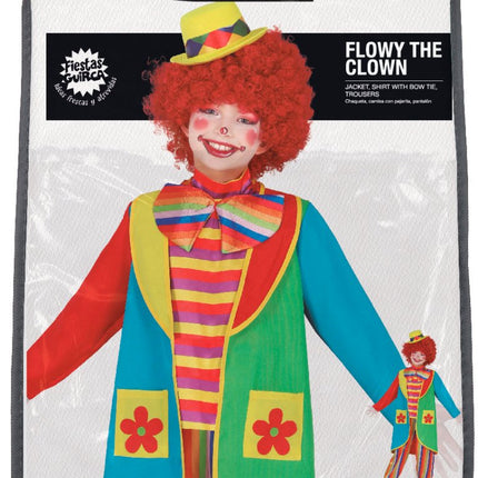 Clownspak Gekleurd Kind van Fiestas Guirca koop je bij Partywinkel